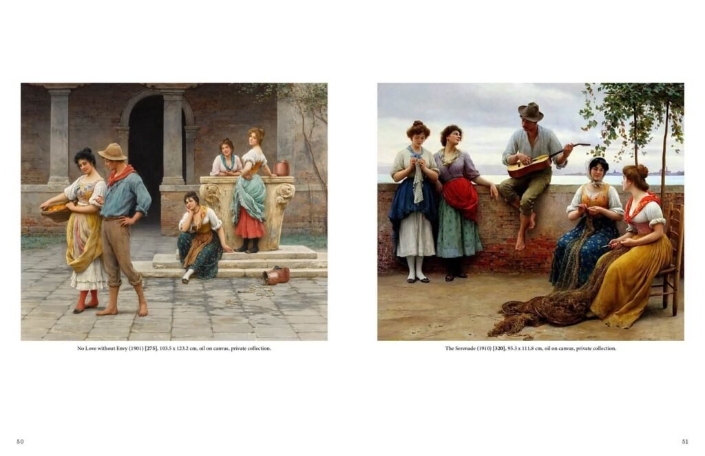 Page spread - Eugene de Blaas