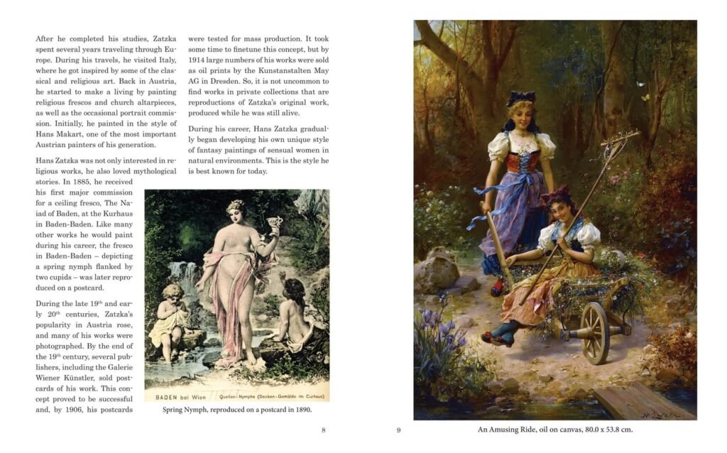 Page spread - Hans Zatzka